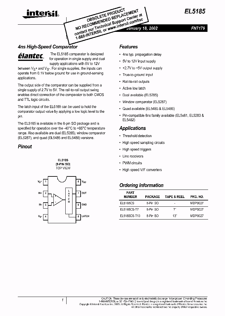 EL5185CS-T7_1236529.PDF Datasheet