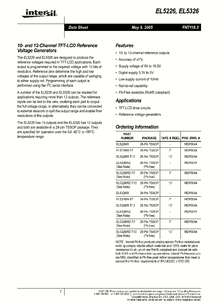 EL5326IRZ-T7_1236567.PDF Datasheet