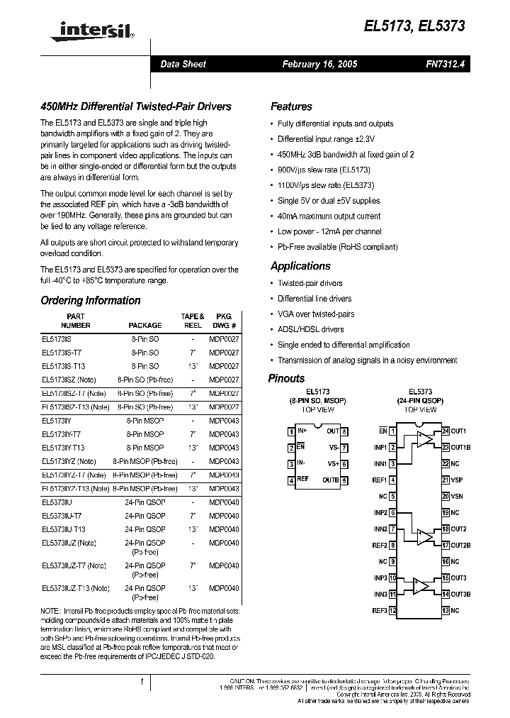 EL5173IS-T7_709985.PDF Datasheet