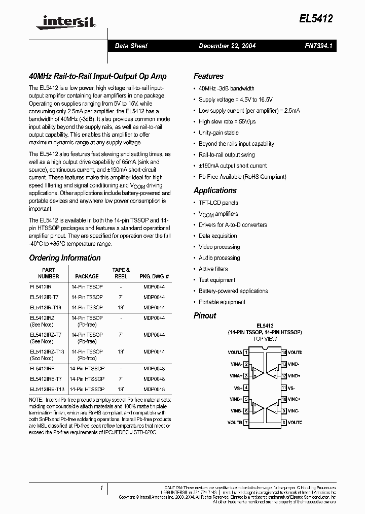 EL5412IR_830625.PDF Datasheet