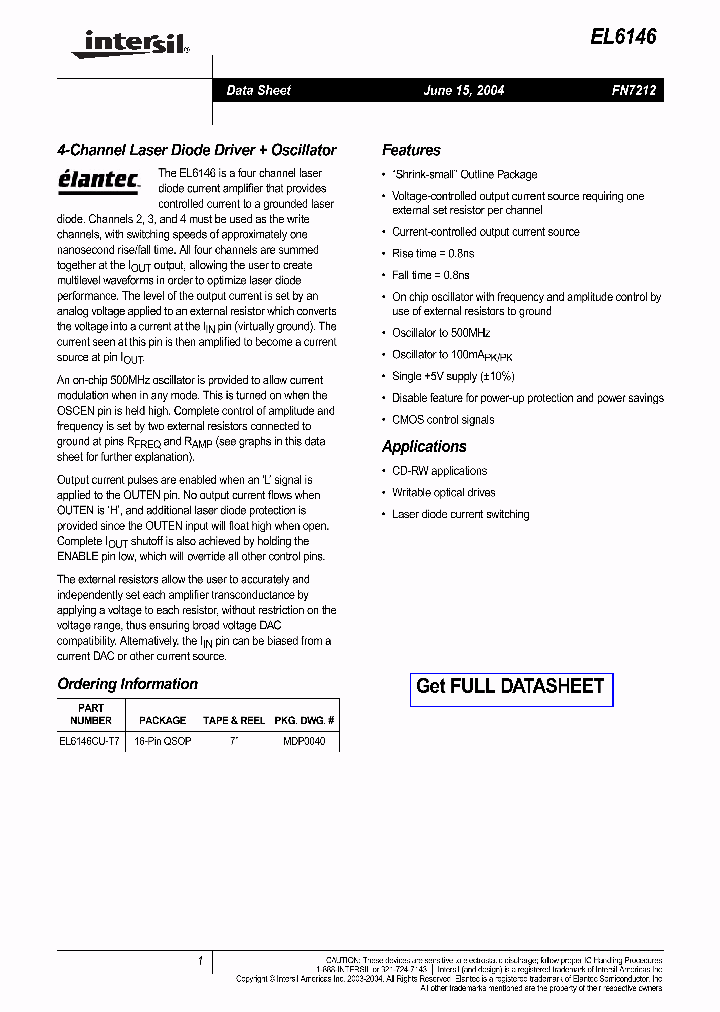 EL6146_788501.PDF Datasheet