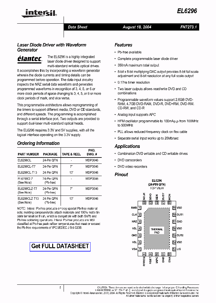 EL6296CL_1060497.PDF Datasheet