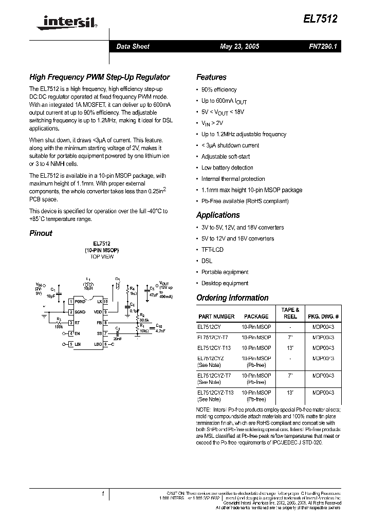 EL7512CYZ_937015.PDF Datasheet