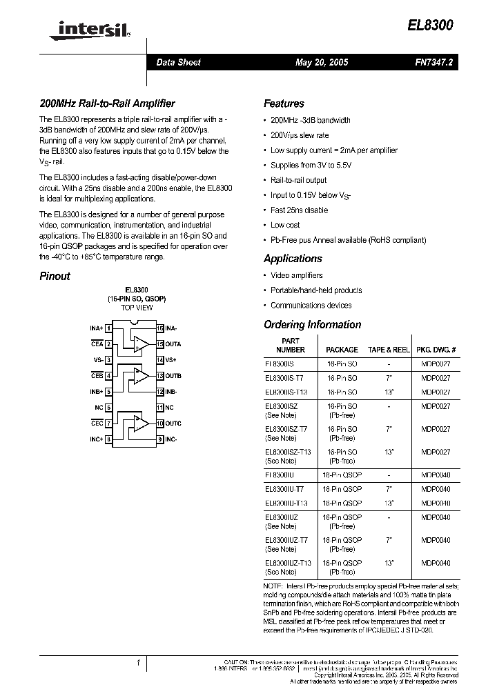 EL8300_1049545.PDF Datasheet