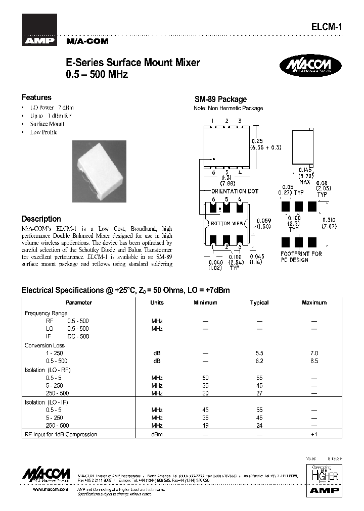 ELCM-1_1236792.PDF Datasheet