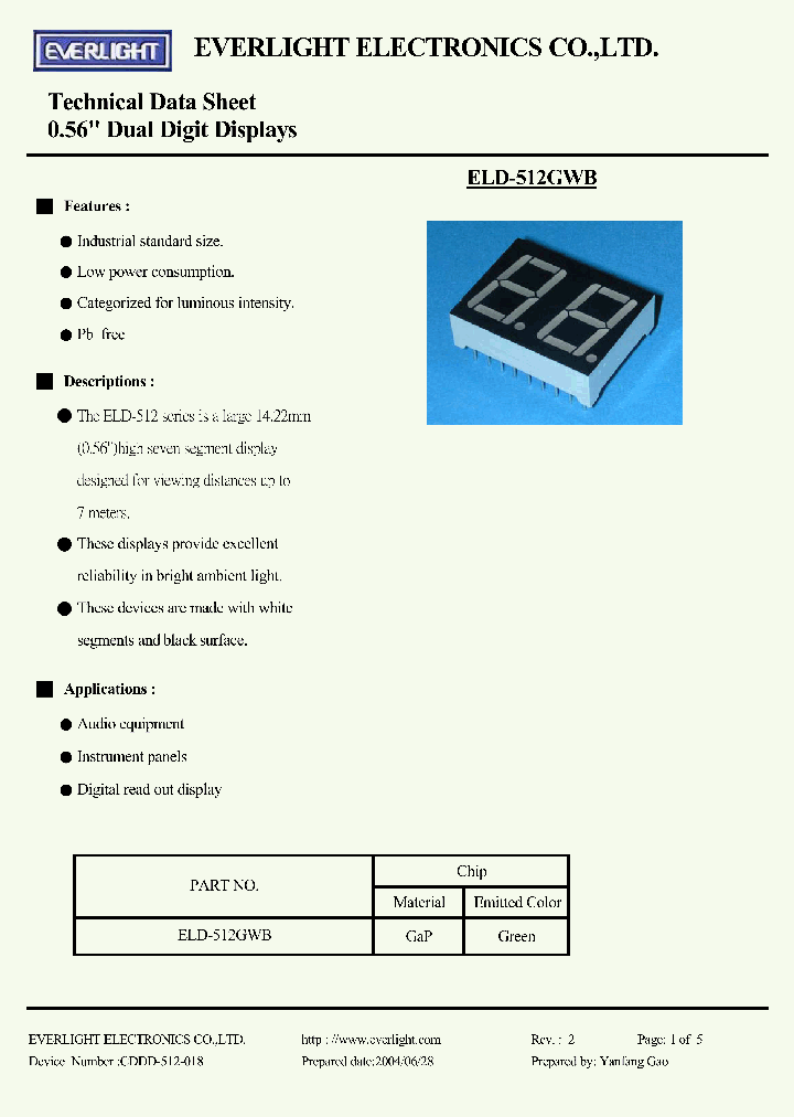 ELD-512GWB_1236820.PDF Datasheet