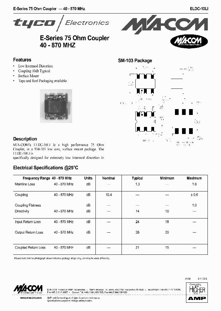 ELDC-10LI_1236825.PDF Datasheet