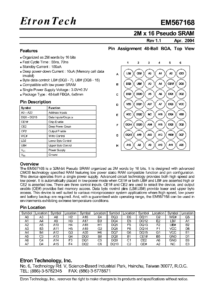 EM567168_1117700.PDF Datasheet
