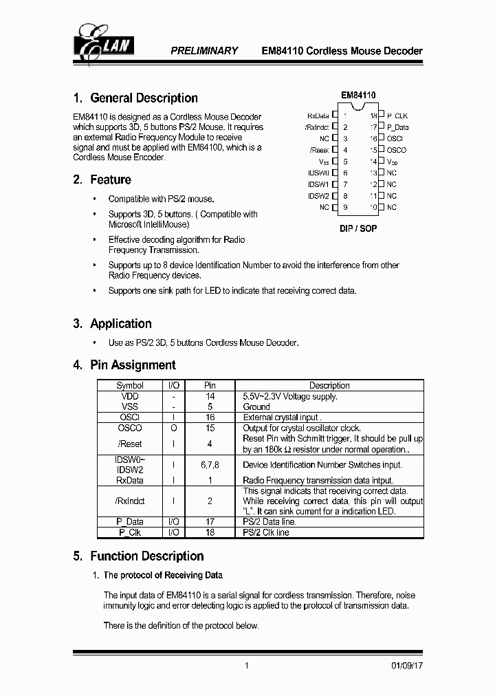 EM84110_1237130.PDF Datasheet