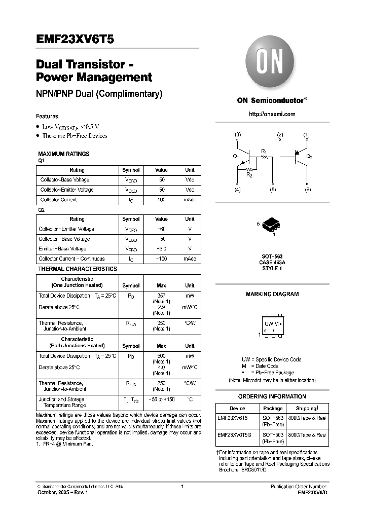 EMF23XV6T5G_1106503.PDF Datasheet