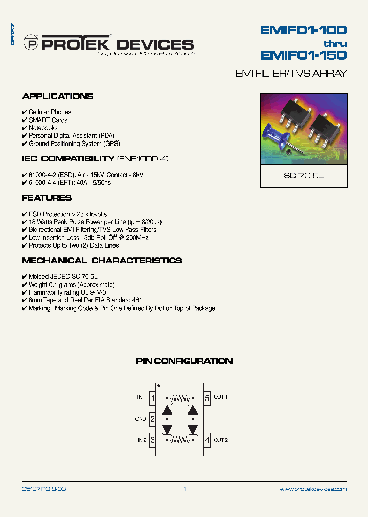 EMIF01-100_1170366.PDF Datasheet