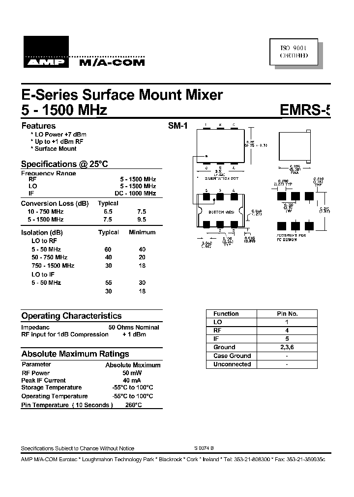 EMRS-5_1237288.PDF Datasheet