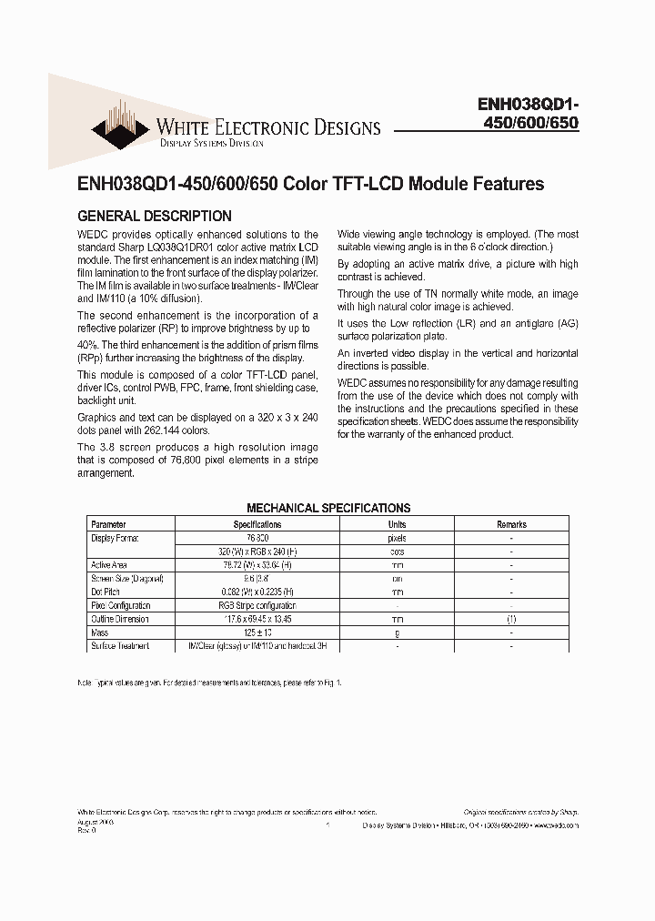 ENH038QD1-650_1237349.PDF Datasheet