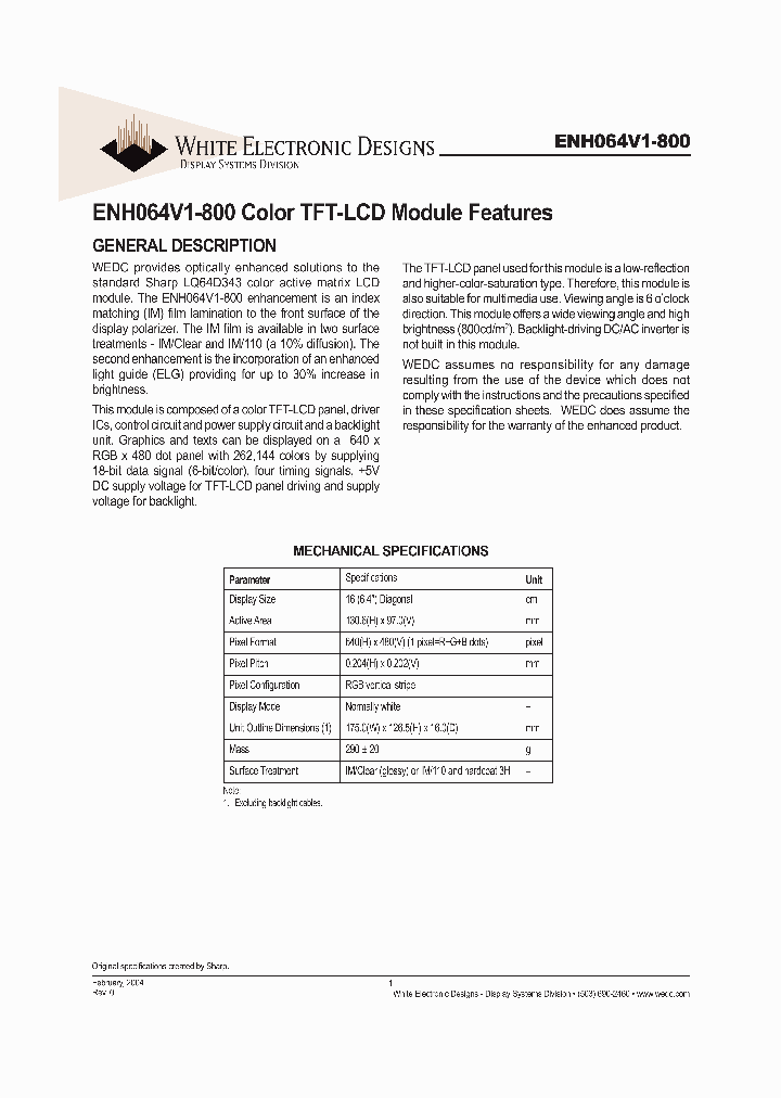 ENH064V1-800_1237355.PDF Datasheet