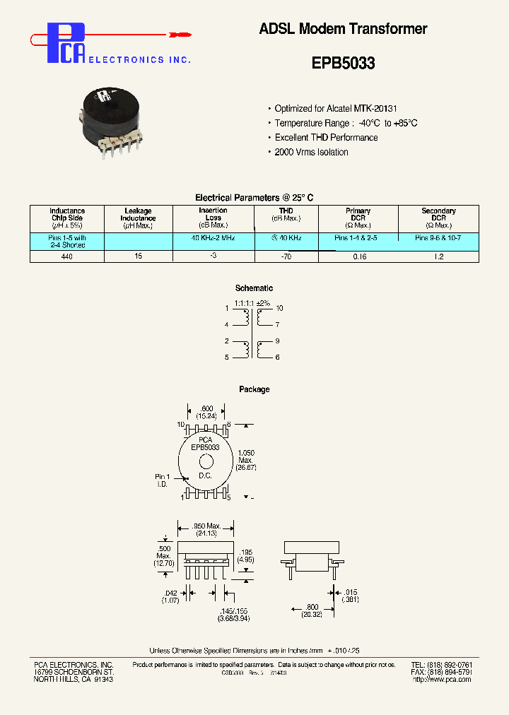 EPB5033_1161196.PDF Datasheet