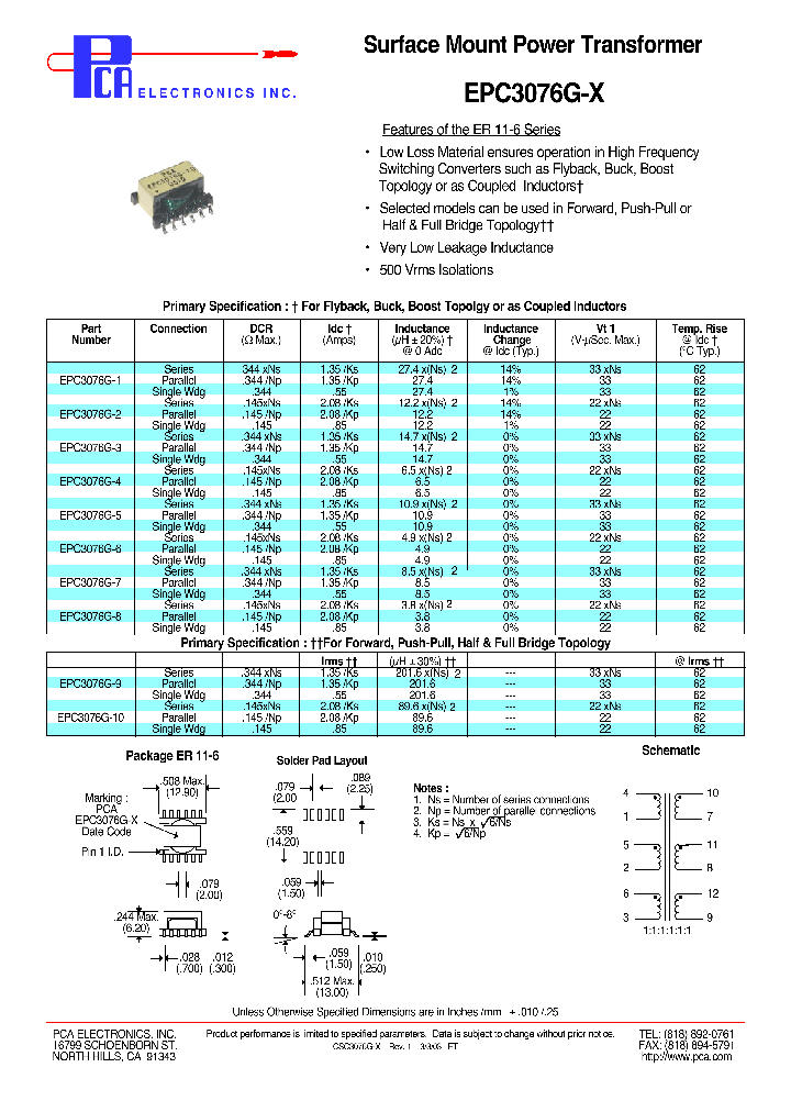 EPC3076G-6_685971.PDF Datasheet