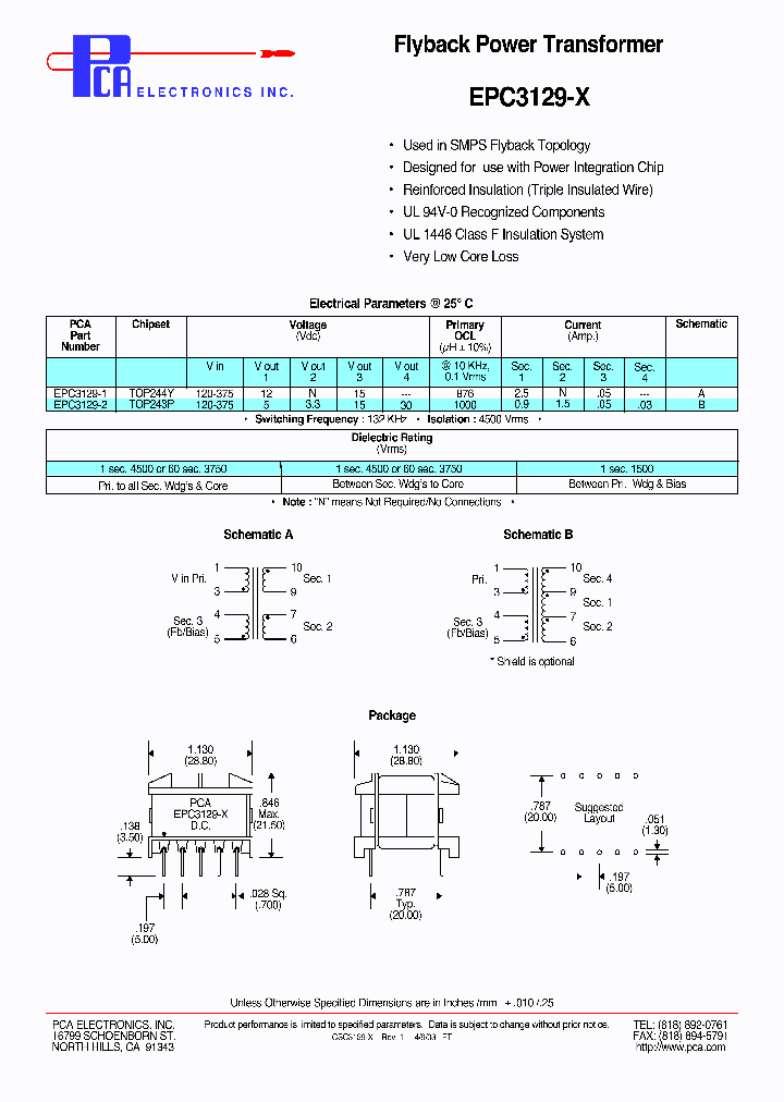 EPC3129-1_1100959.PDF Datasheet