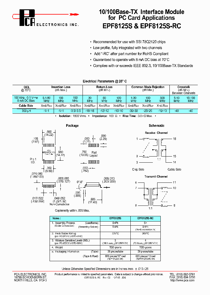 EPF8125S-RC_1237452.PDF Datasheet