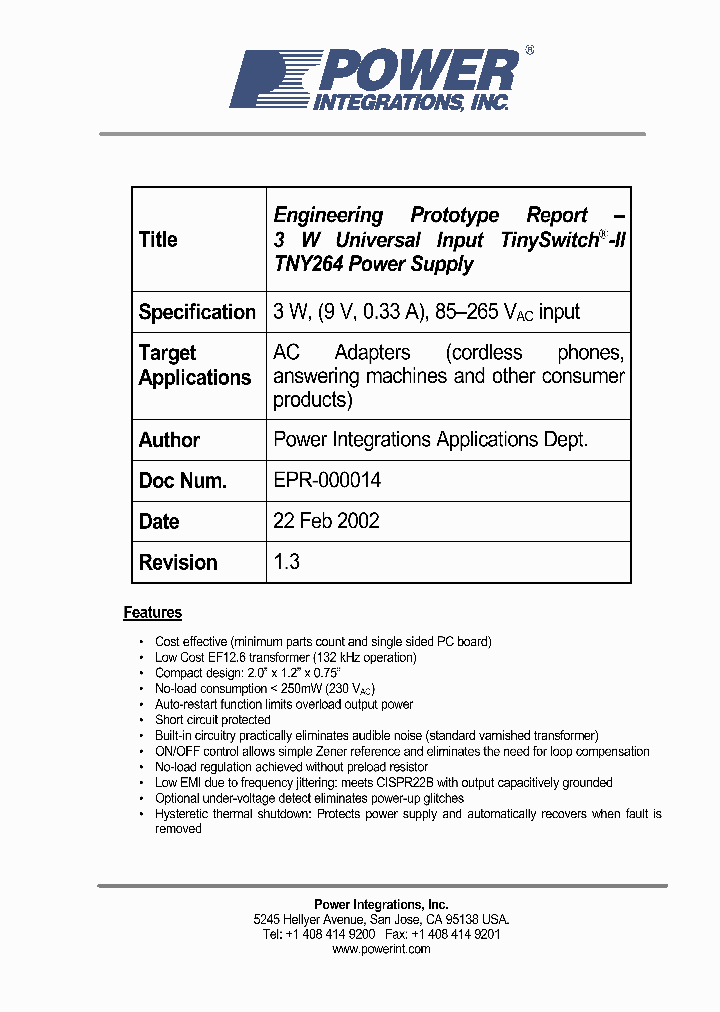 EPR-000014_1237468.PDF Datasheet