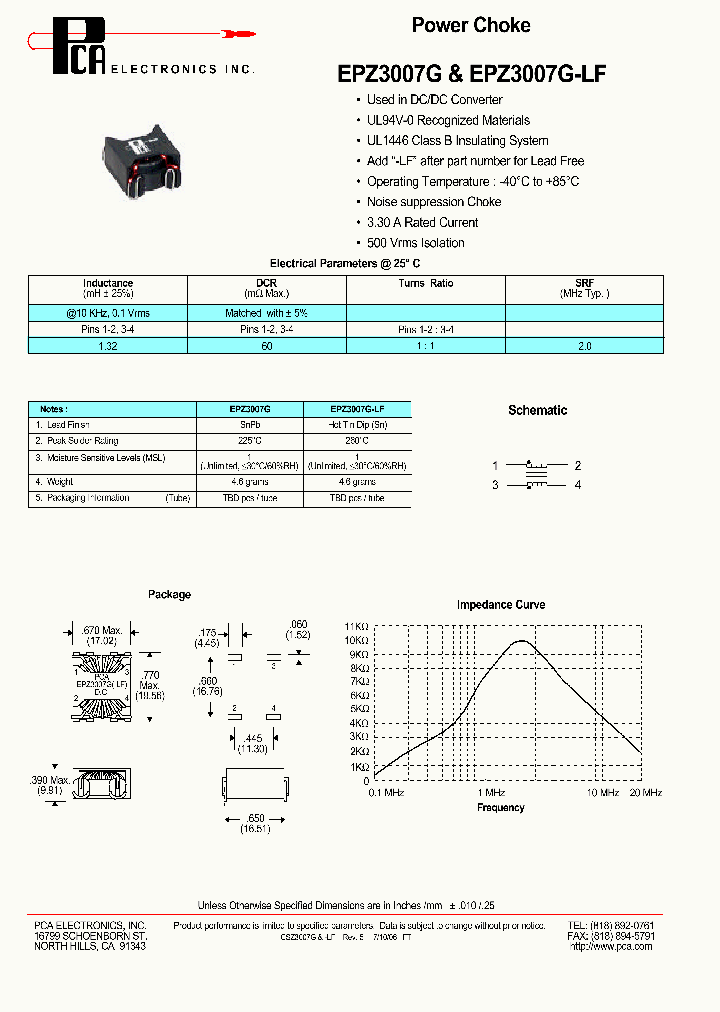 EPZ3007G_1237505.PDF Datasheet