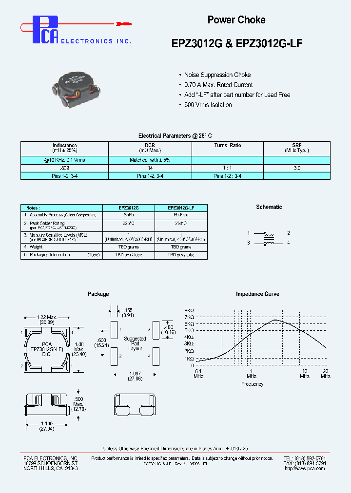 EPZ3012G-LF_686278.PDF Datasheet