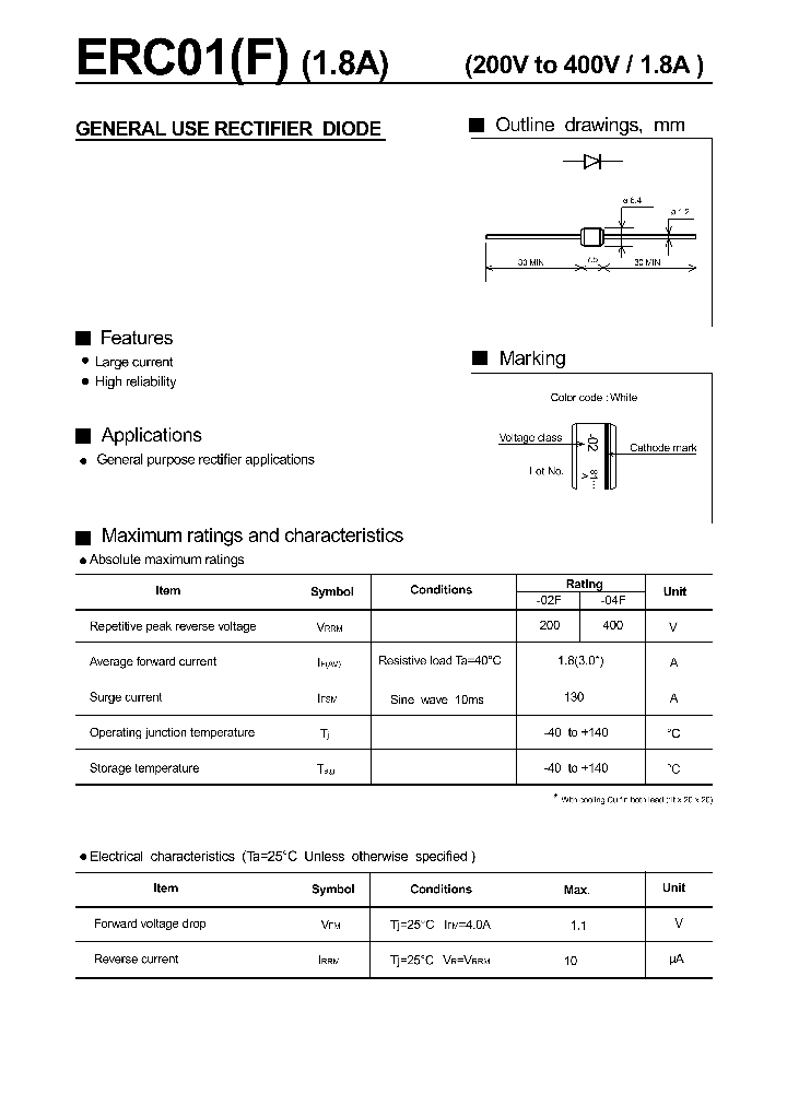 ERC01F_1237635.PDF Datasheet
