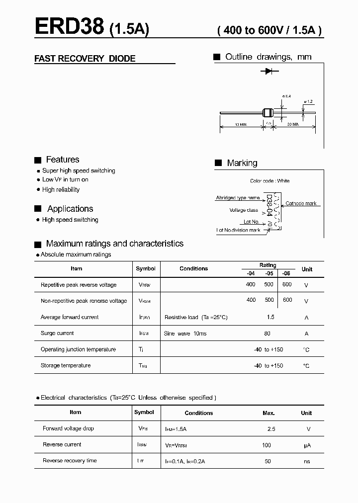 ERD38_1237665.PDF Datasheet