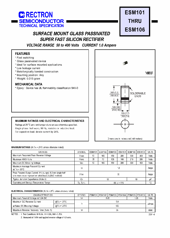 ESM106_1237950.PDF Datasheet