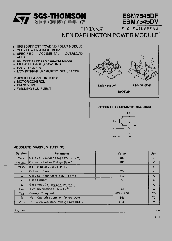 ESM7545DF_764503.PDF Datasheet