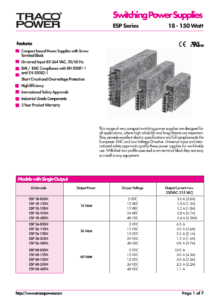ESP18-05SN_1146395.PDF Datasheet