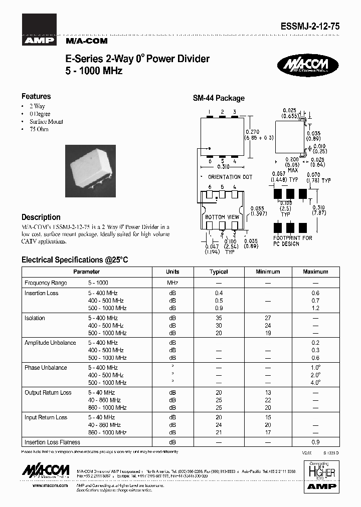 ESSMJ-2-12-75_1238018.PDF Datasheet