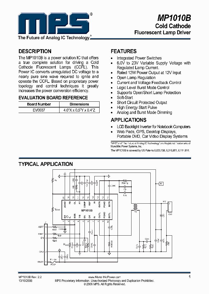 MP1010B_1132975.PDF Datasheet