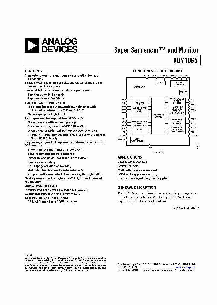 EVAL-ADM1065TQEB_1238277.PDF Datasheet