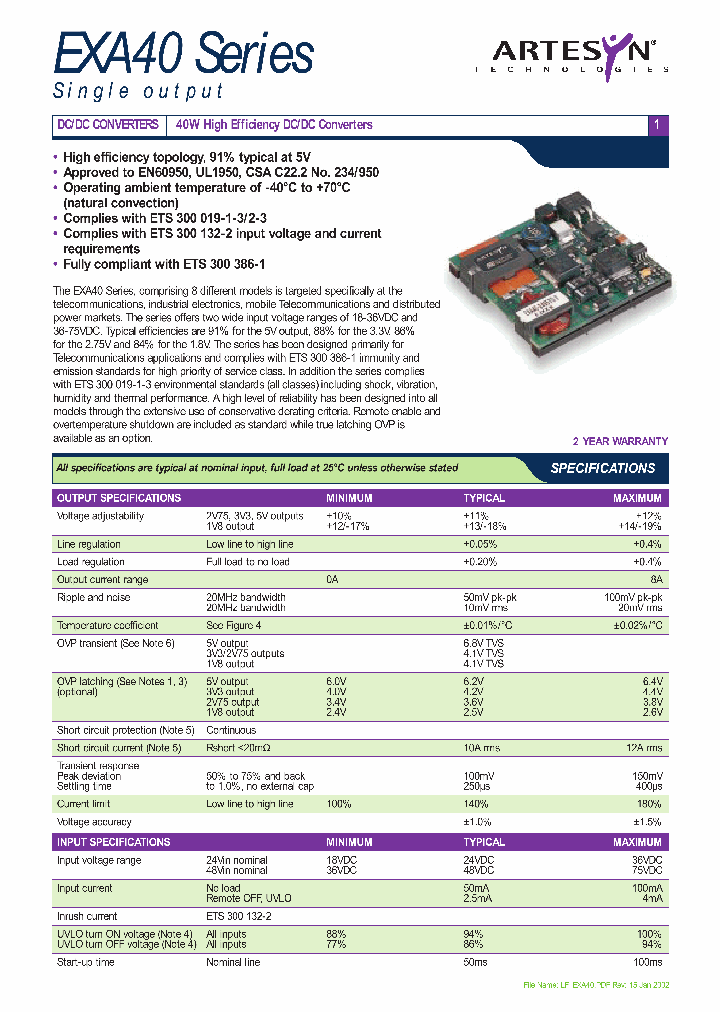 EXA40-48S3V3_1238381.PDF Datasheet
