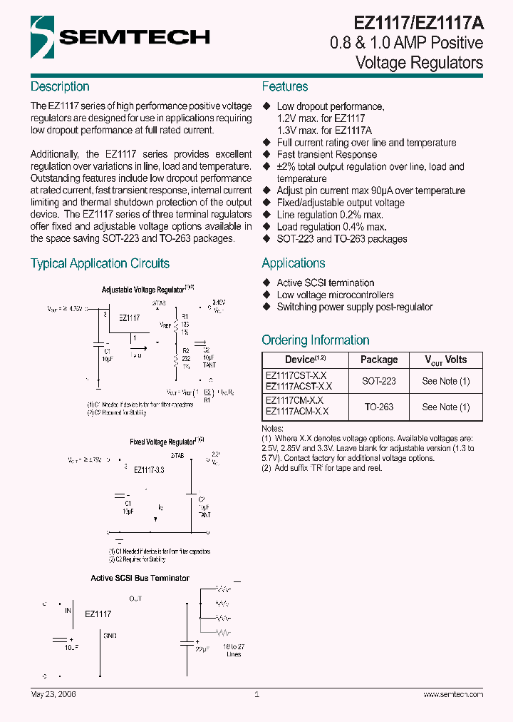 EZ1117CST-XX_1142707.PDF Datasheet
