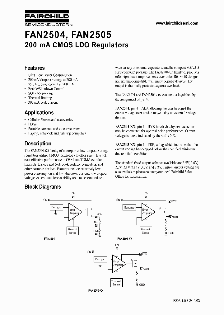 FAN2505S33X_1238712.PDF Datasheet