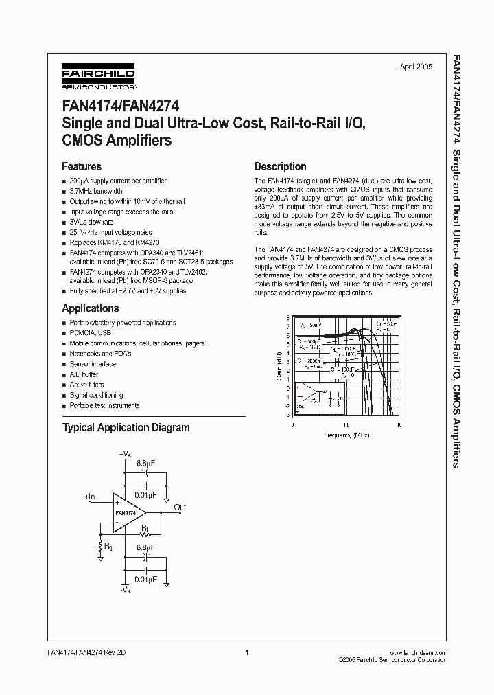 FAN4274IMU8X_1157177.PDF Datasheet