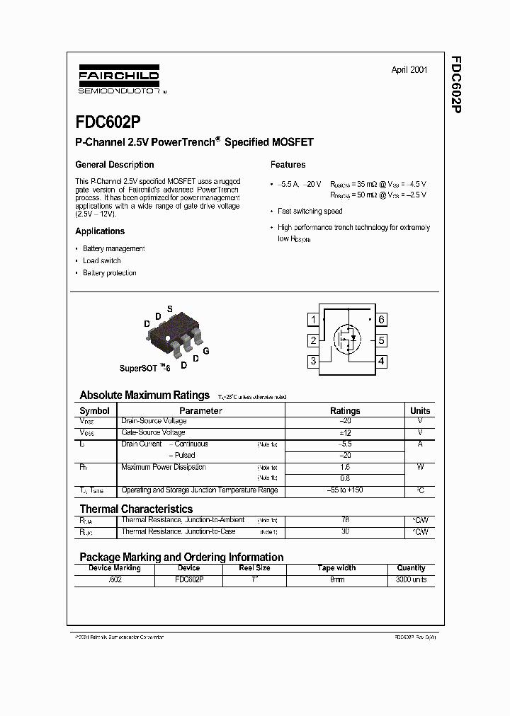FDC602P01_1239265.PDF Datasheet