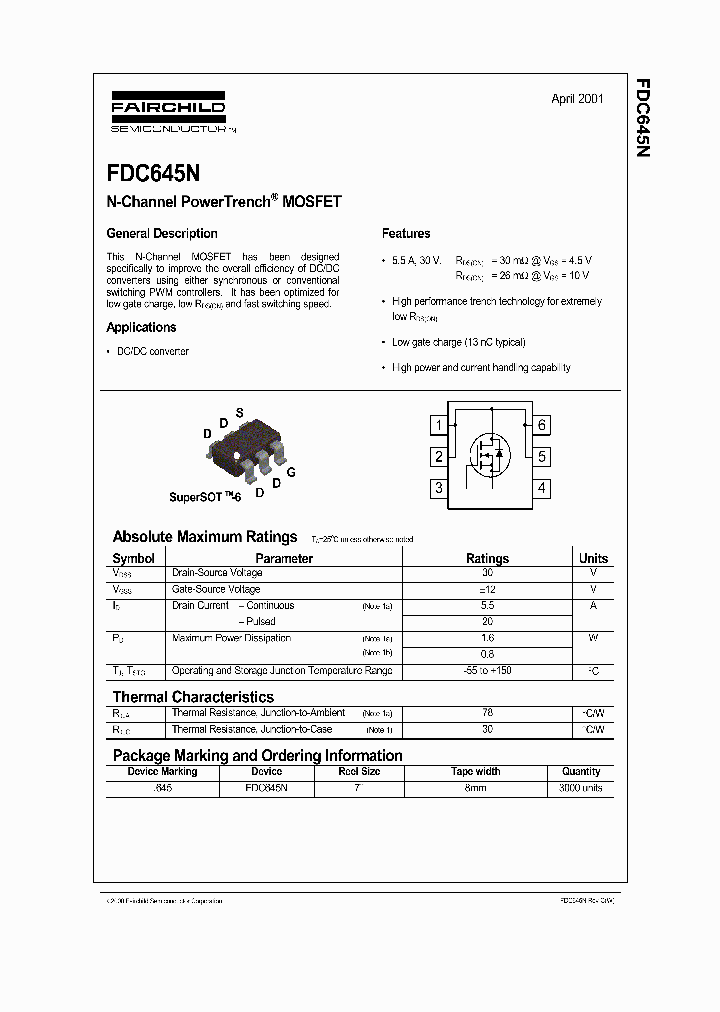 FDC645N01_1239306.PDF Datasheet