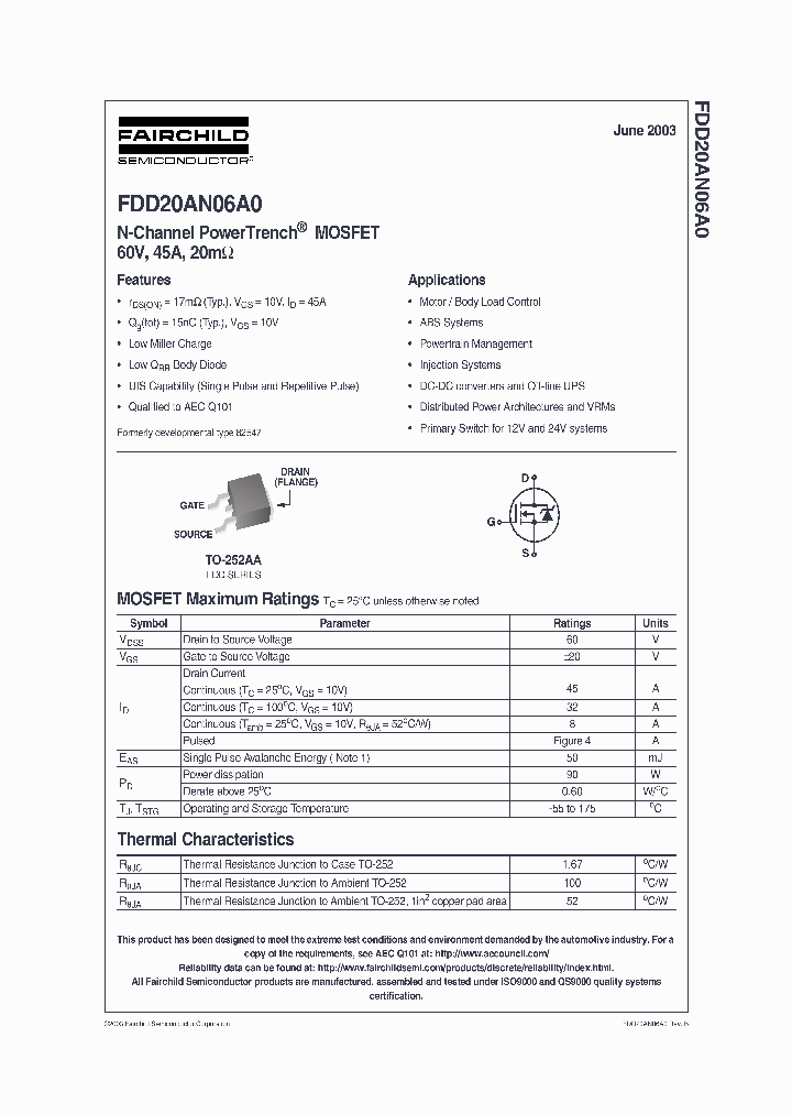 FDD20AN06A0_1239330.PDF Datasheet