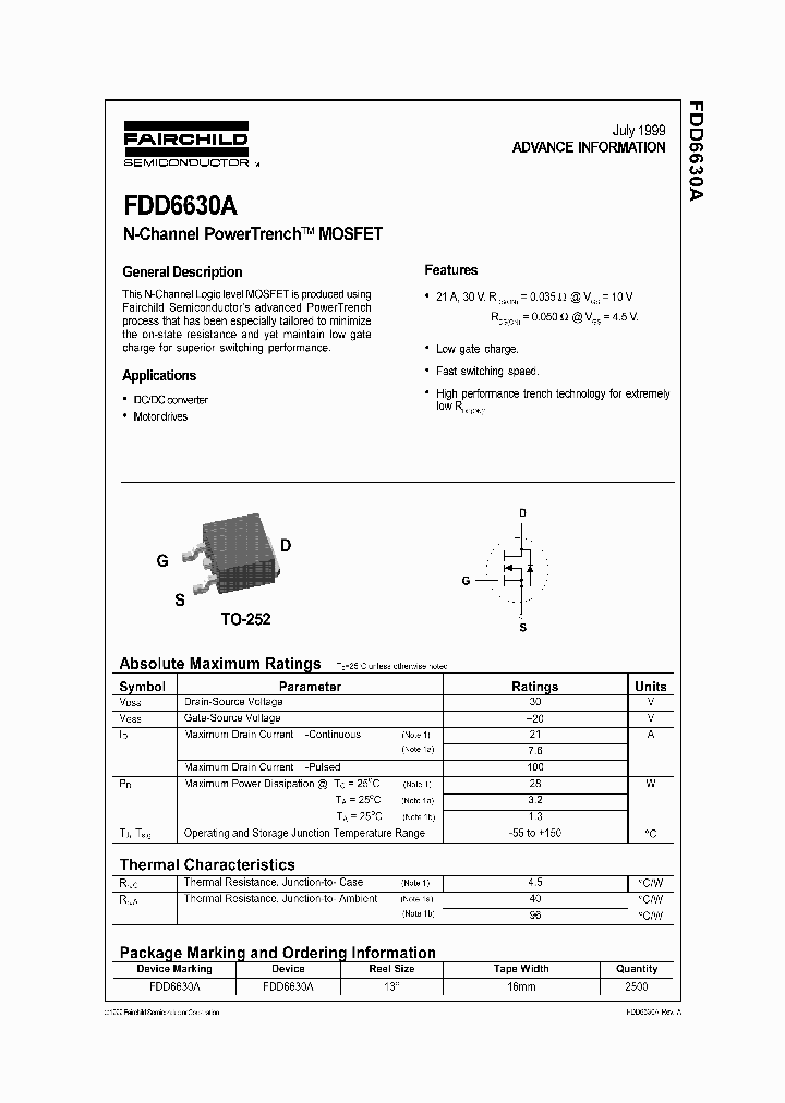 FDD6630A_1239363.PDF Datasheet