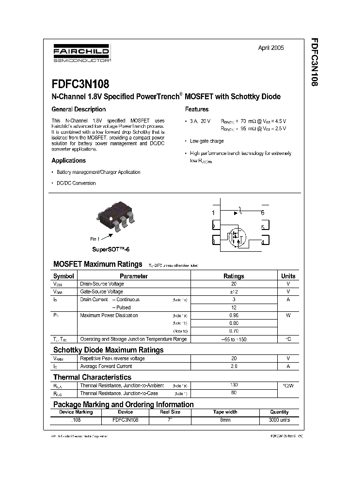 FDFC3N10805_1239396.PDF Datasheet