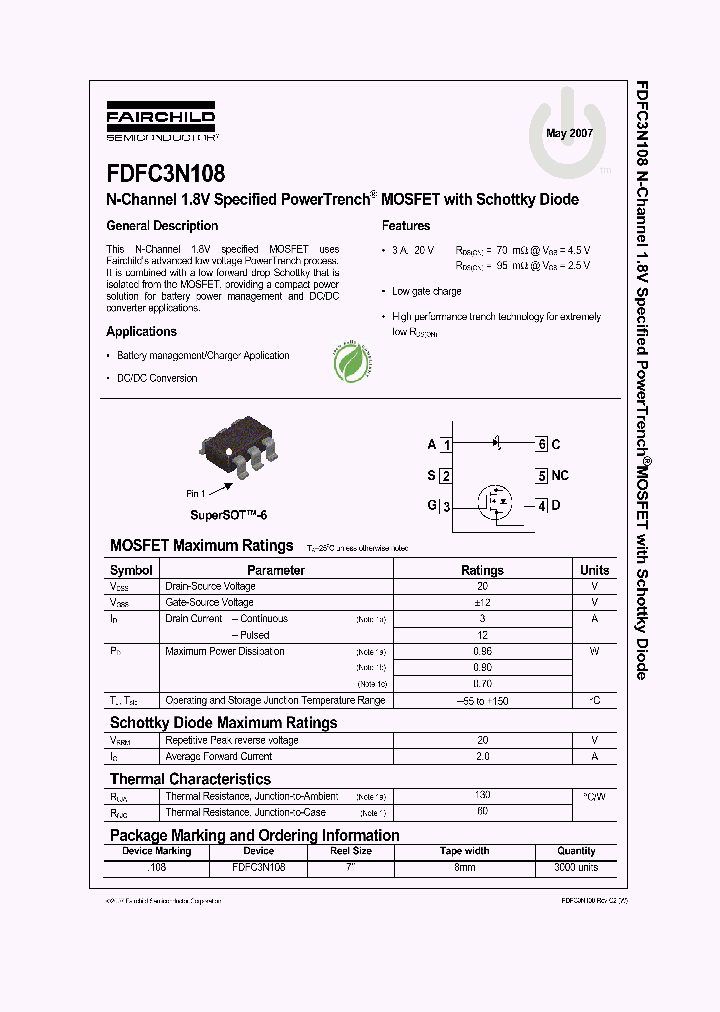 FDFC3N10807_1239397.PDF Datasheet
