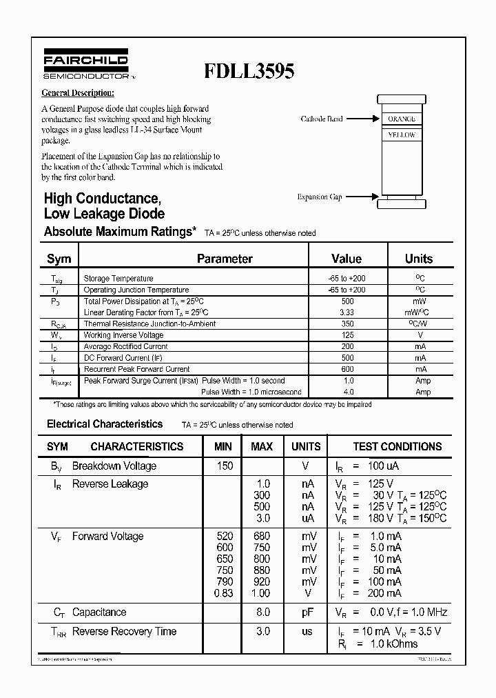 FDLL3595_1058725.PDF Datasheet