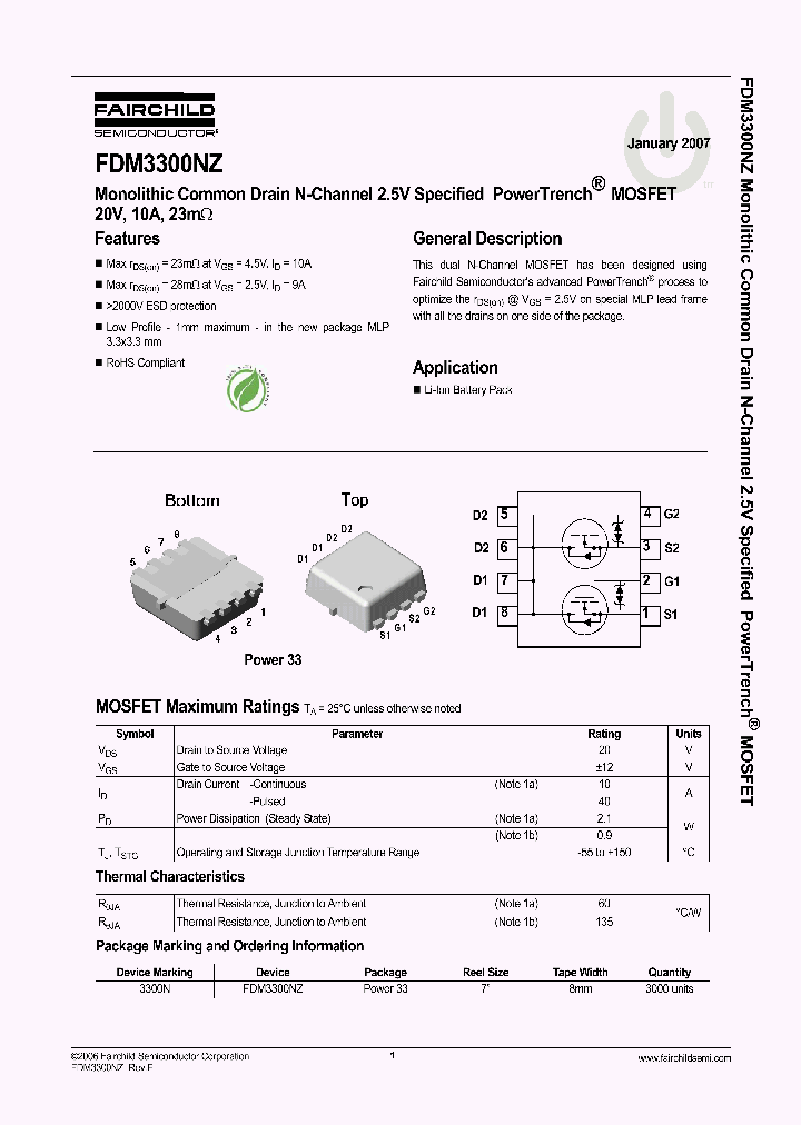 FDM3300NZ07_1239469.PDF Datasheet