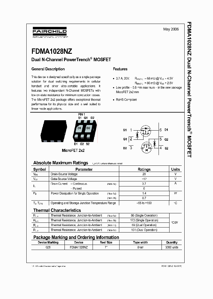 FDMA1028NZ_1239476.PDF Datasheet