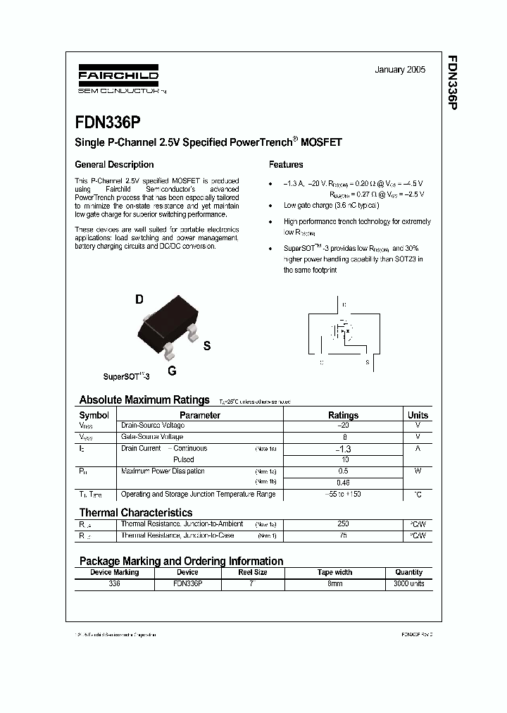 FDN336P05_1163791.PDF Datasheet