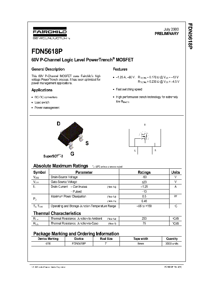 FDN5618_1186937.PDF Datasheet