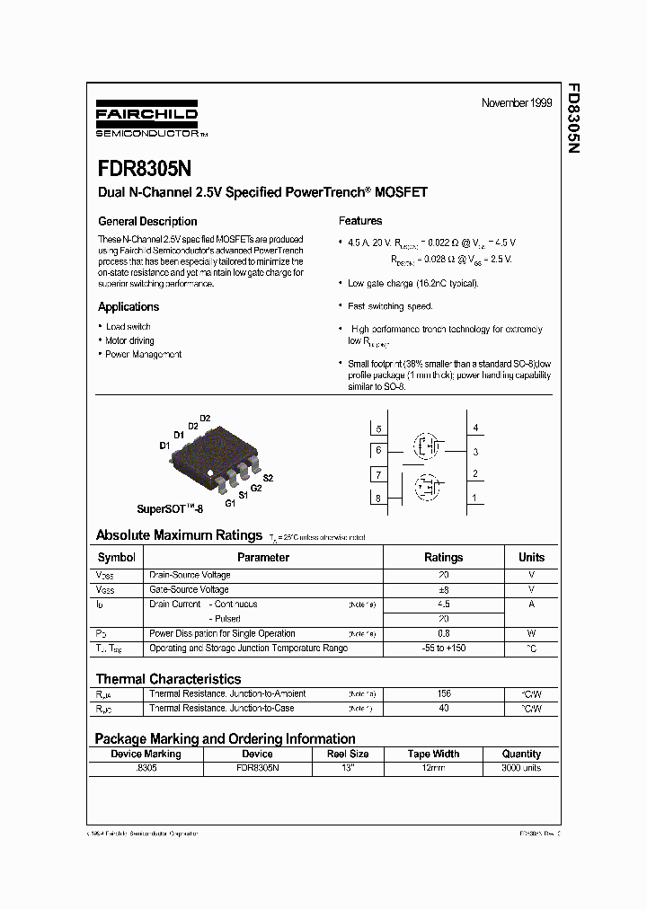 FDR8305N_1239604.PDF Datasheet