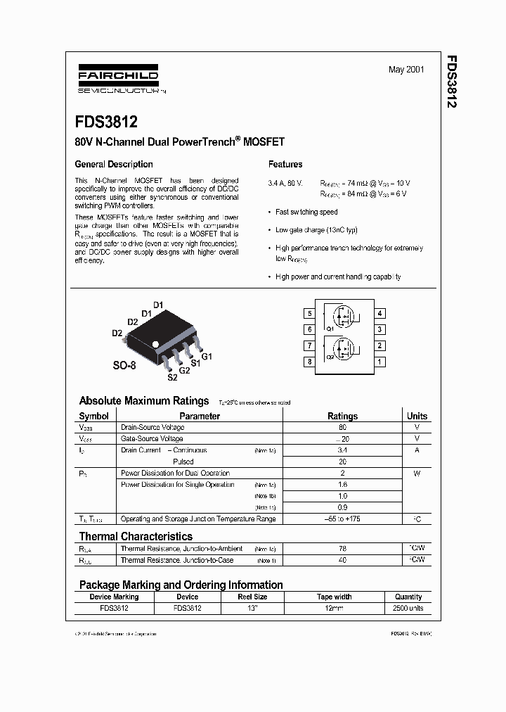 FDS3812_1239640.PDF Datasheet